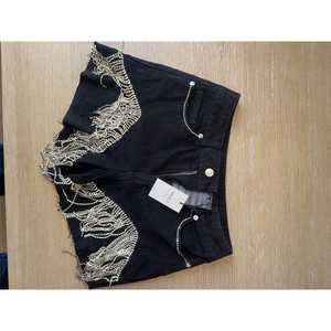 Forever 21, User: Mtinsta101@gmail.com Forever 21 Black Denim Rhinestone Fringe